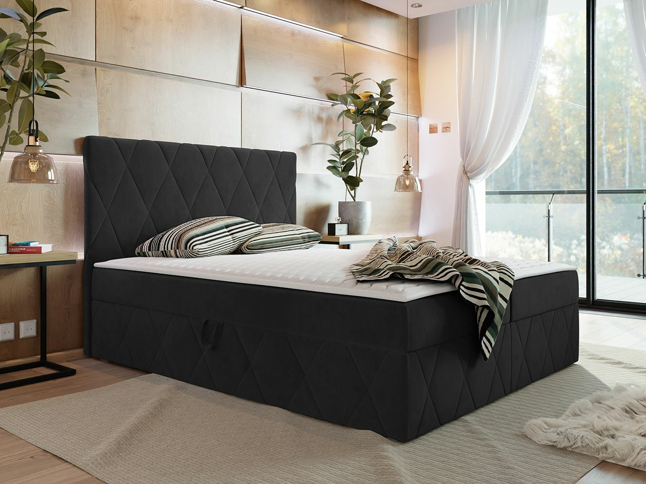 Cama continental Comfivo Avis (Magic Velvet 2219)
