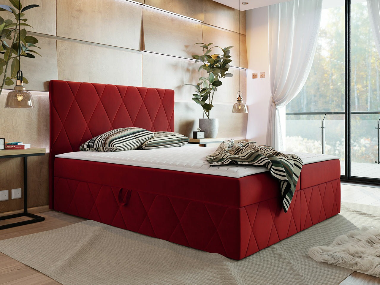 Cama continental Comfivo Avis (Magic Velvet 2267)