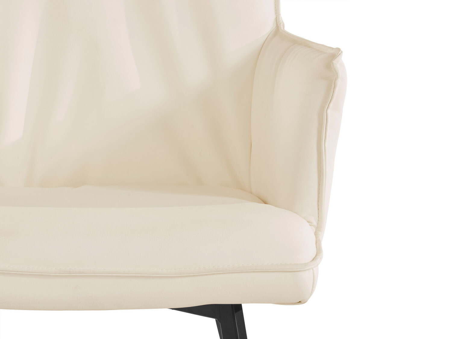 Conjunto de cadeiras Denton 1119 (Branco + Preto)