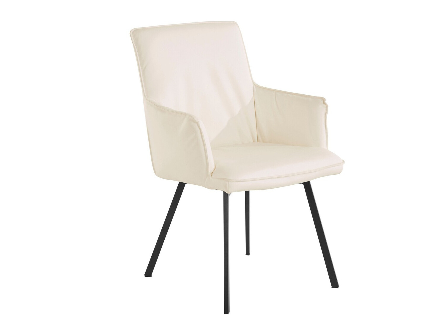 Conjunto de cadeiras Denton 1119 (Branco + Preto)