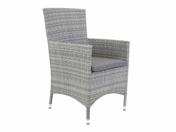 Conjunto de mesa e cadeiras Dallas 3025 (Cinzento)