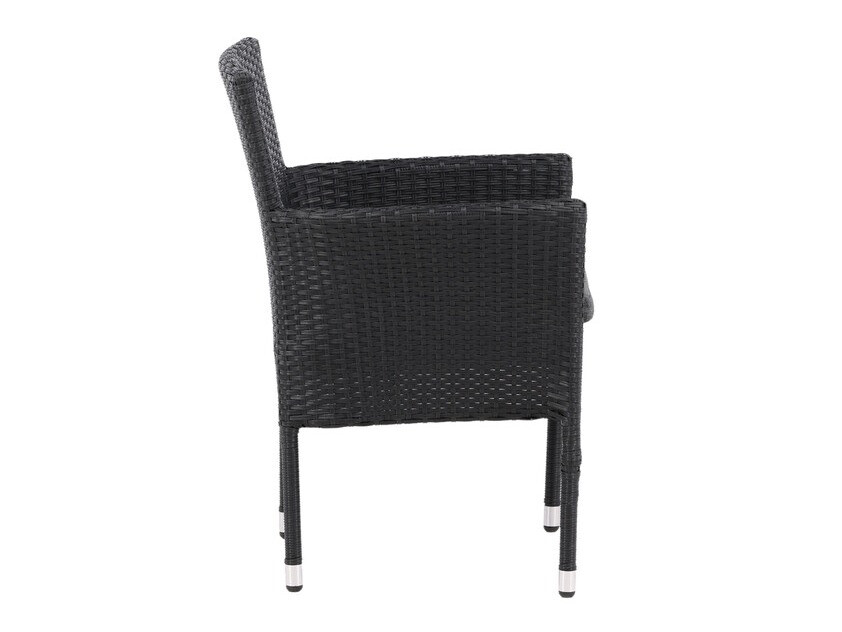 Cadeira para o exterior Dallas 3475 (Preto + Cinzento)