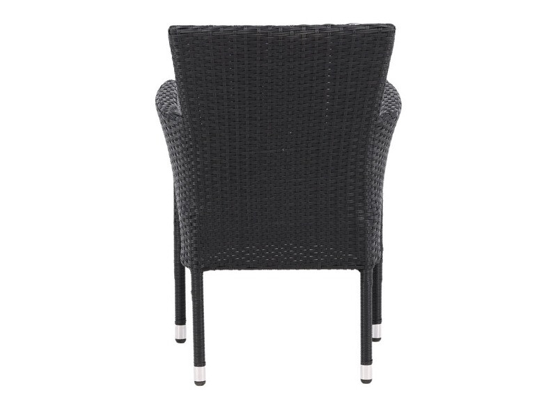 Cadeira para o exterior Dallas 3475 (Preto + Cinzento)