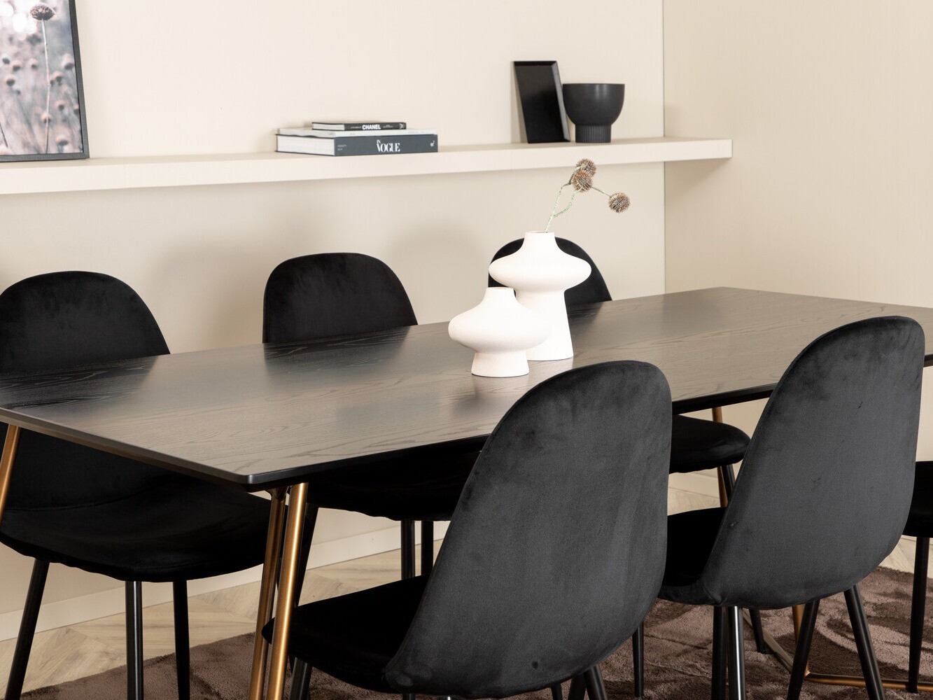 Conjunto para refeições Dallas 2713 (Preto)