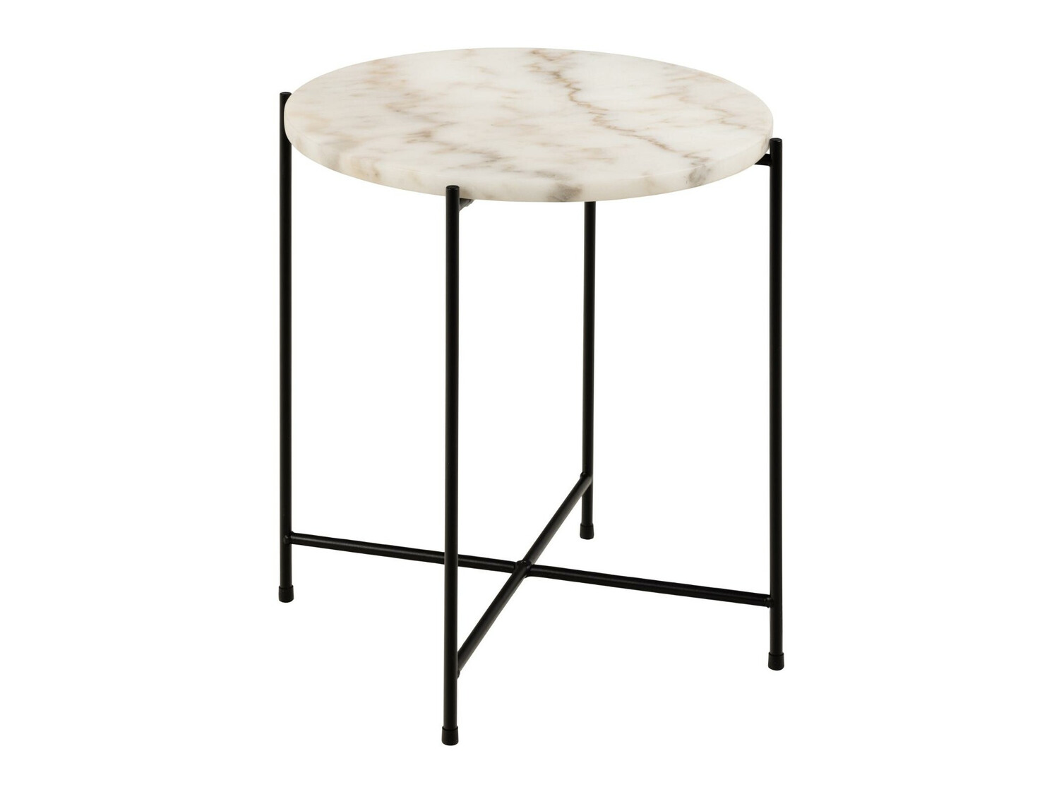 Mesa de apoio Norsica 609 (Marmore branco + Preto)