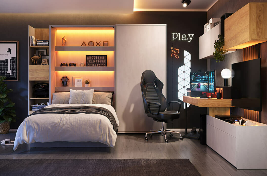 Cama rebatível Concept Pro Lenart I (120 x 200 cm)