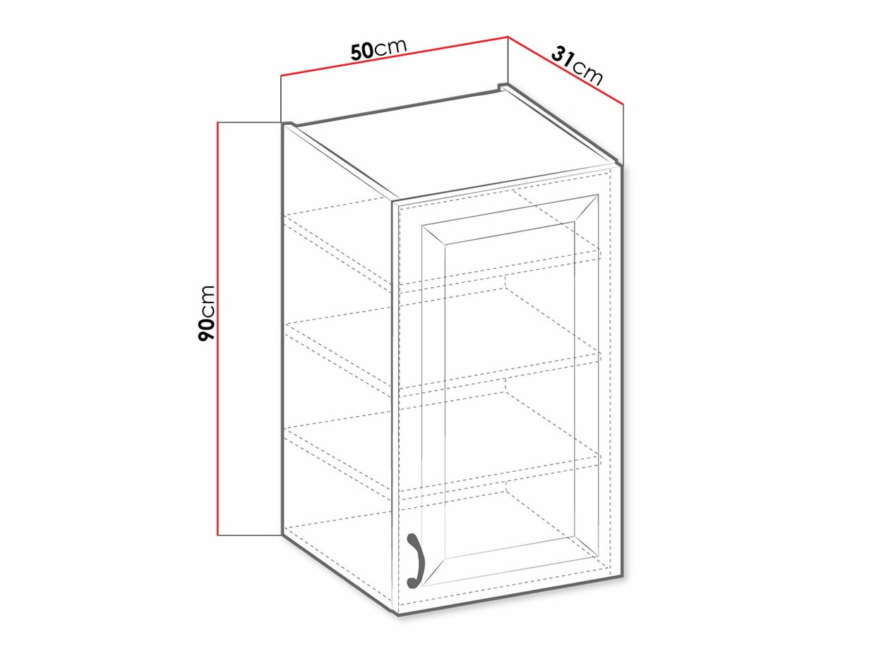Armário modular suspenso Retro Grey 133