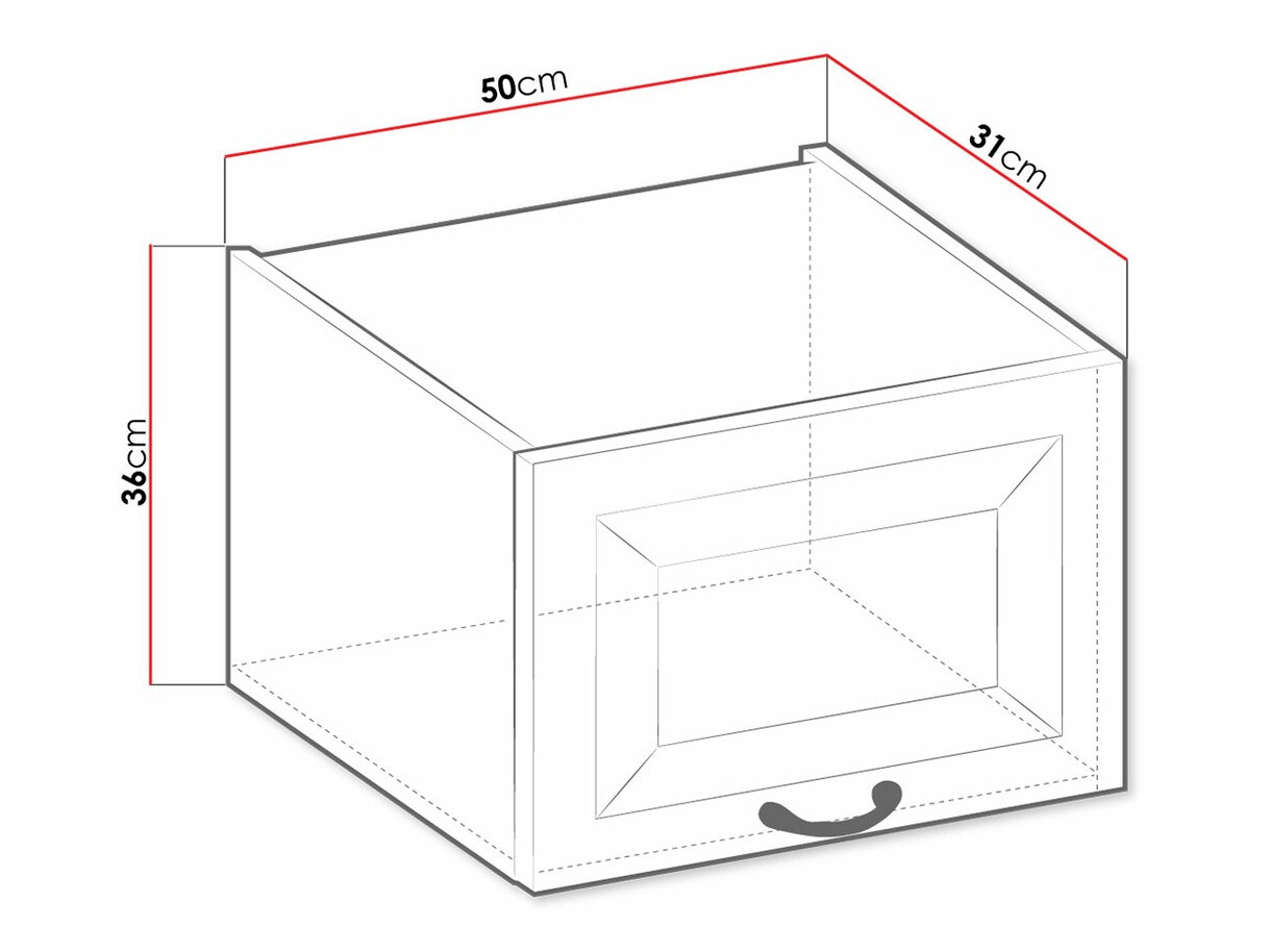 Armário modular suspenso Retro Grey 134