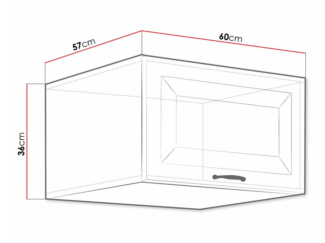 Armário modular suspenso Retro Grey 138