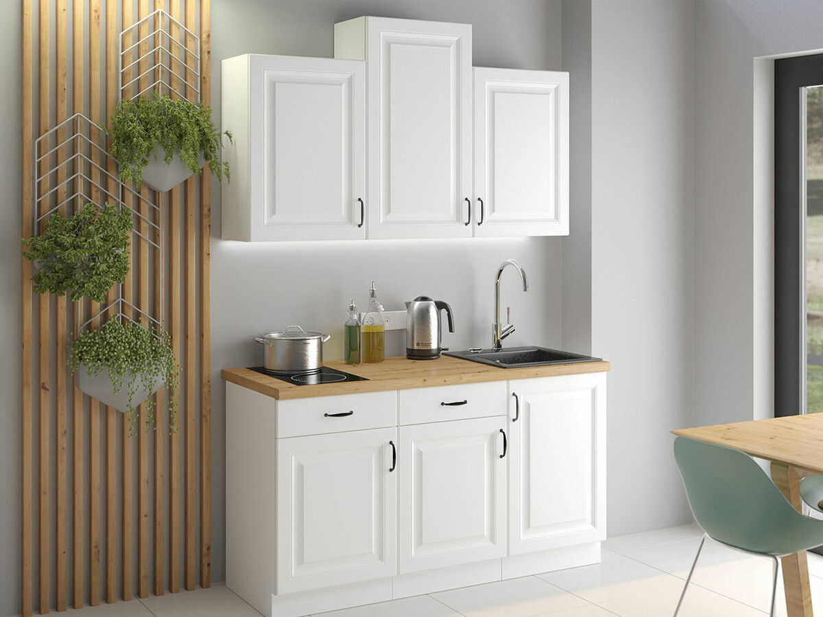 Armário modular suspenso Retro White 124