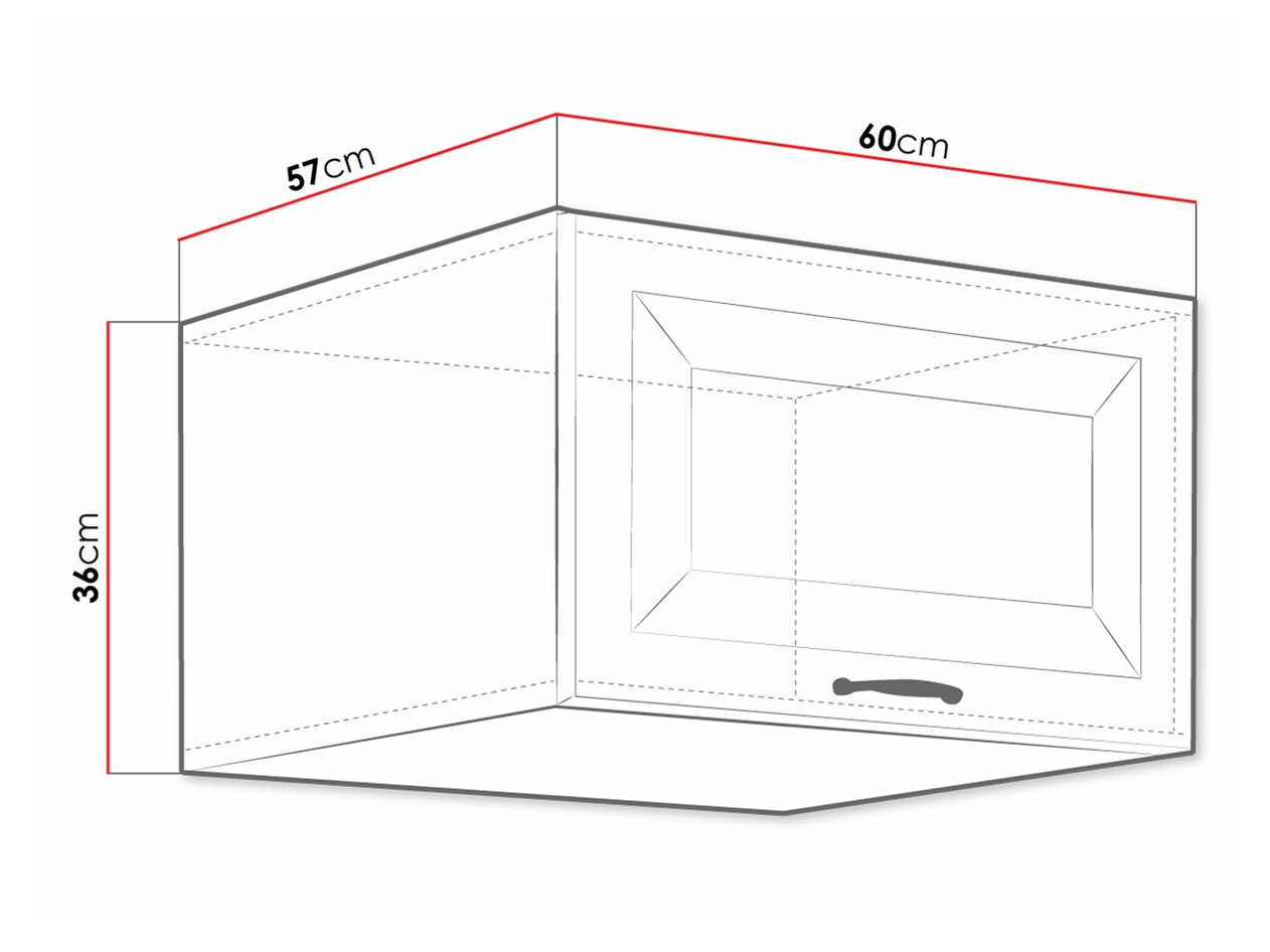 Armário modular suspenso Retro White 138