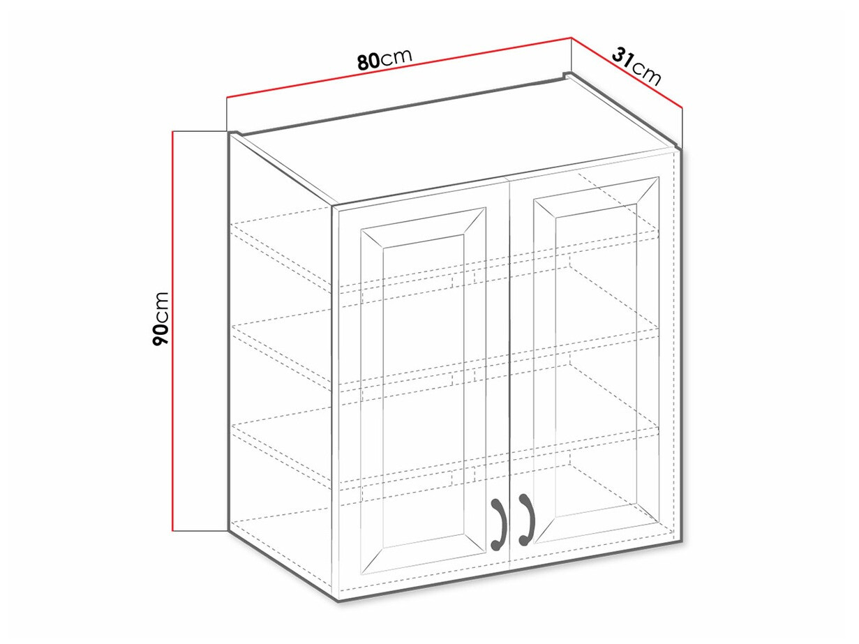 Armário modular suspenso Retro Grey 140