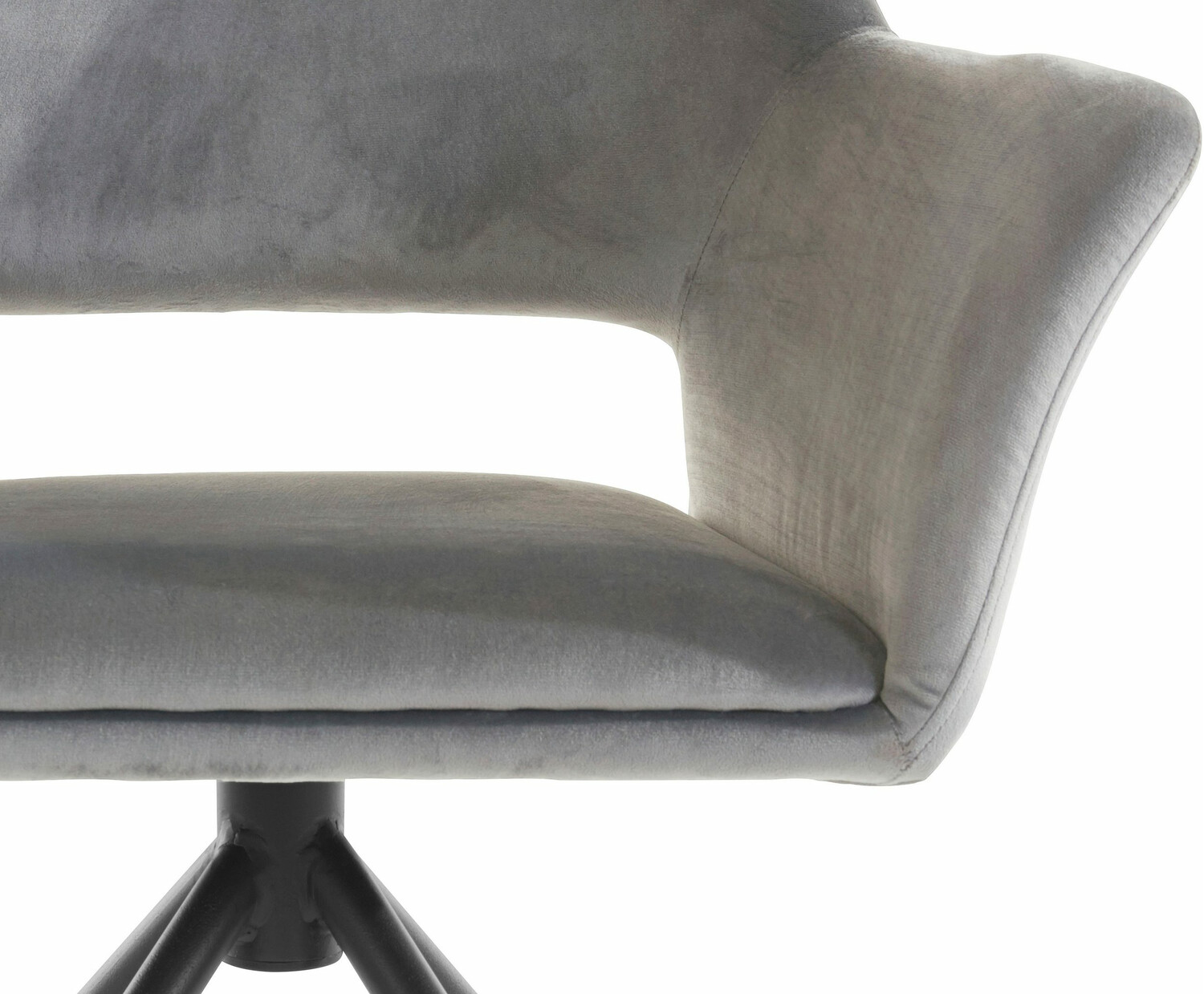 Conjunto de cadeiras Denton 1124 (Preto + Cinzento)