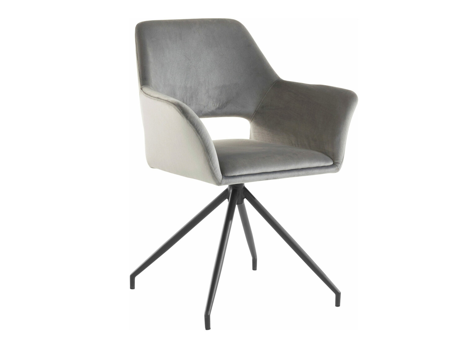 Conjunto de cadeiras Denton 1124 (Preto + Cinzento)