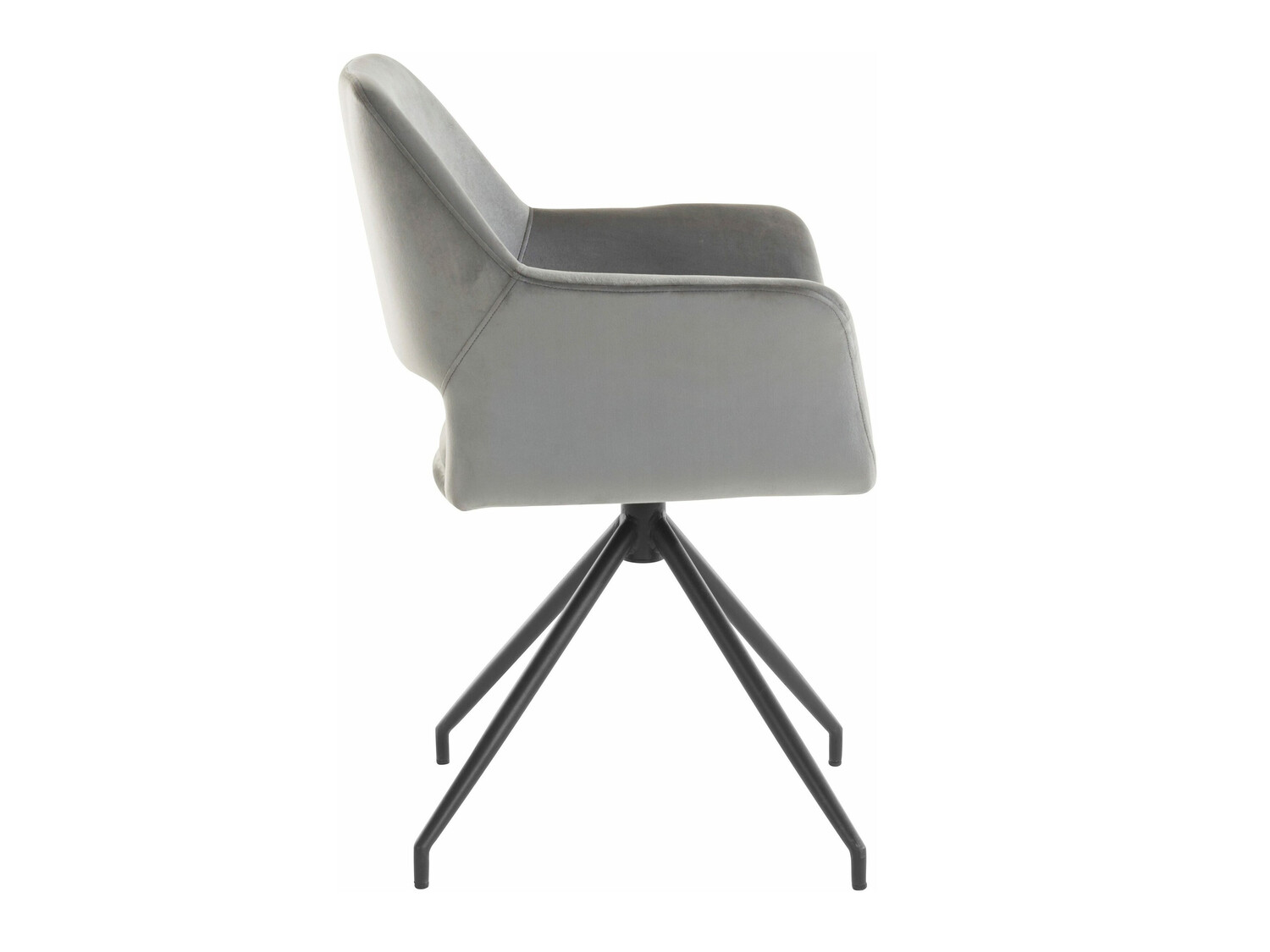 Conjunto de cadeiras Denton 1124 (Preto + Cinzento)