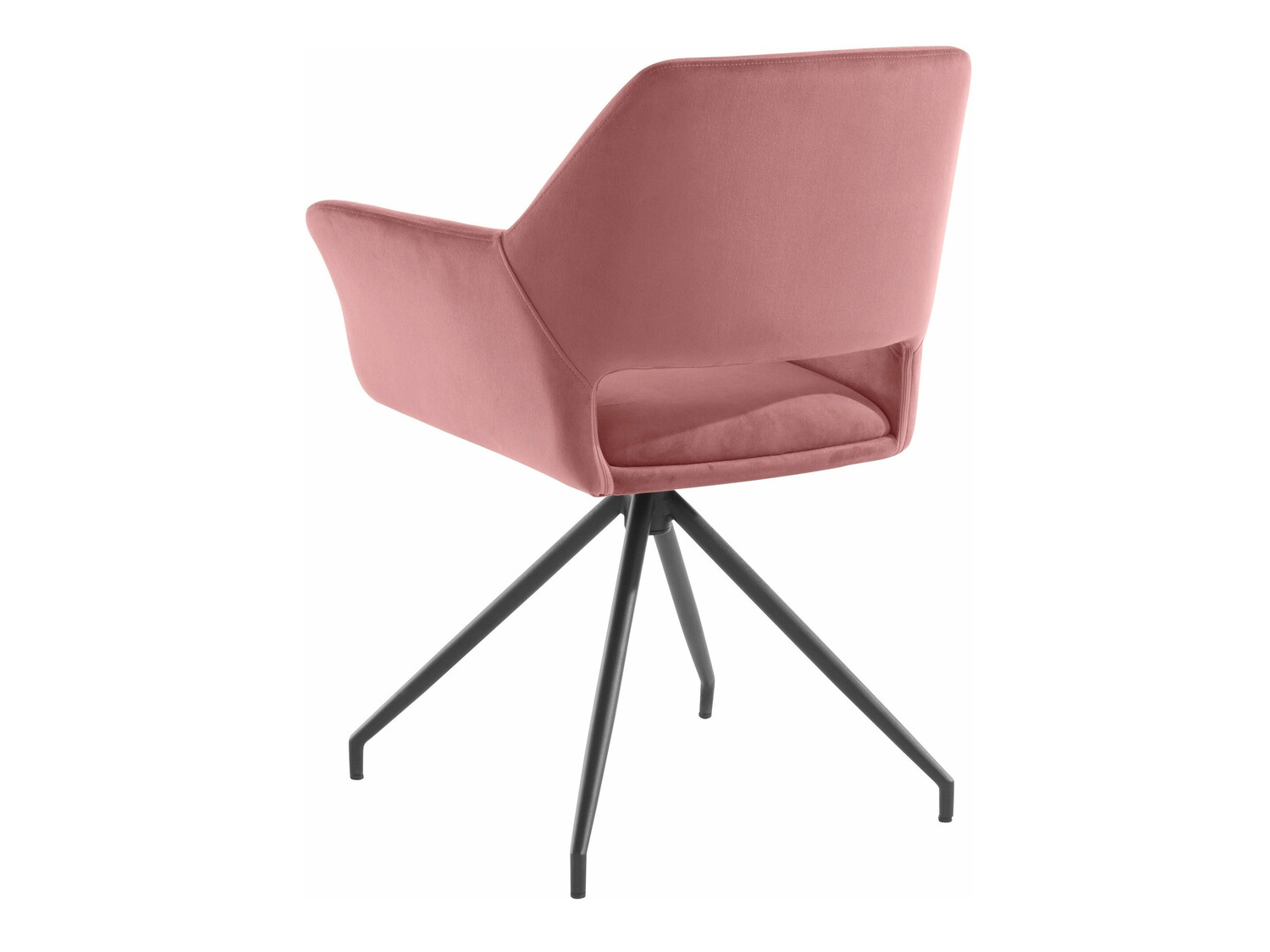Conjunto de cadeiras Denton 1124 (Preto + Rosé)