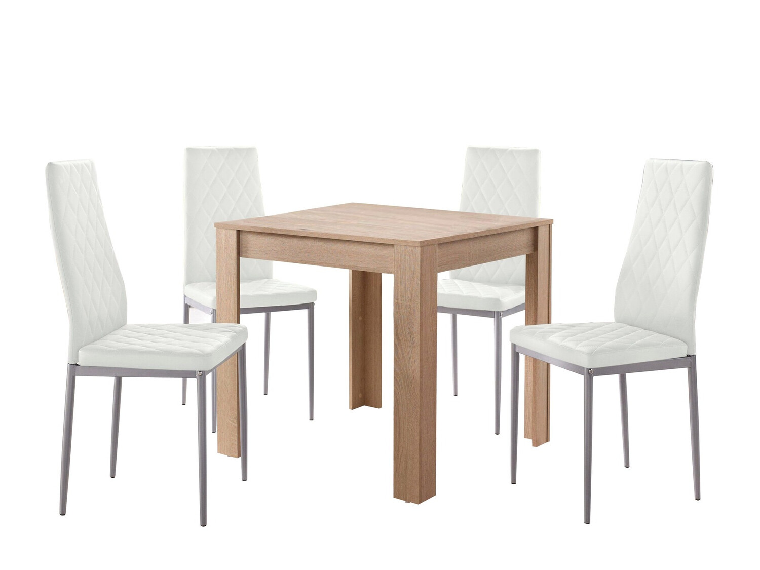 Conjunto para refeições Denton 1132 (Branco + Carvalho)