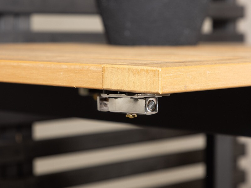 Conjunto para varanda Dallas 3498 (Cinzento escuro + Preto)