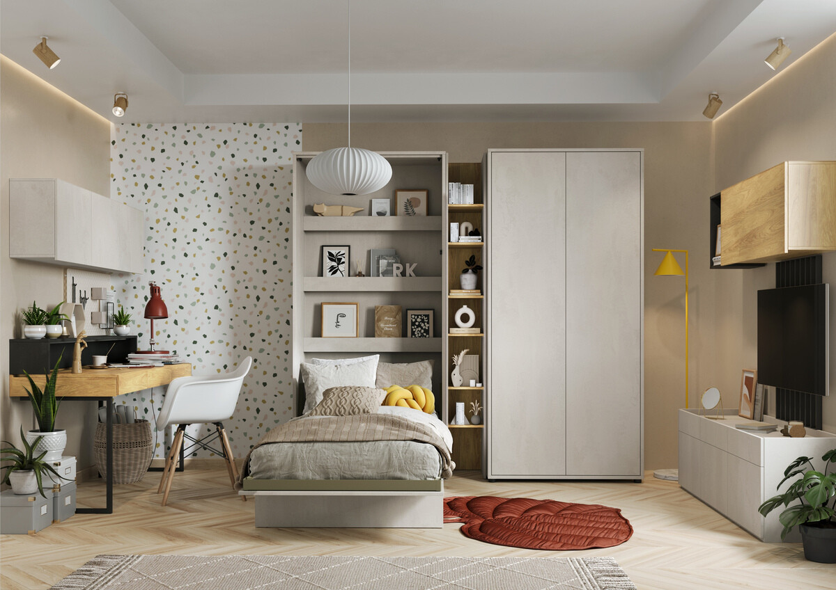 Cama rebatível Concept Pro Lenart I (120 x 200 cm)