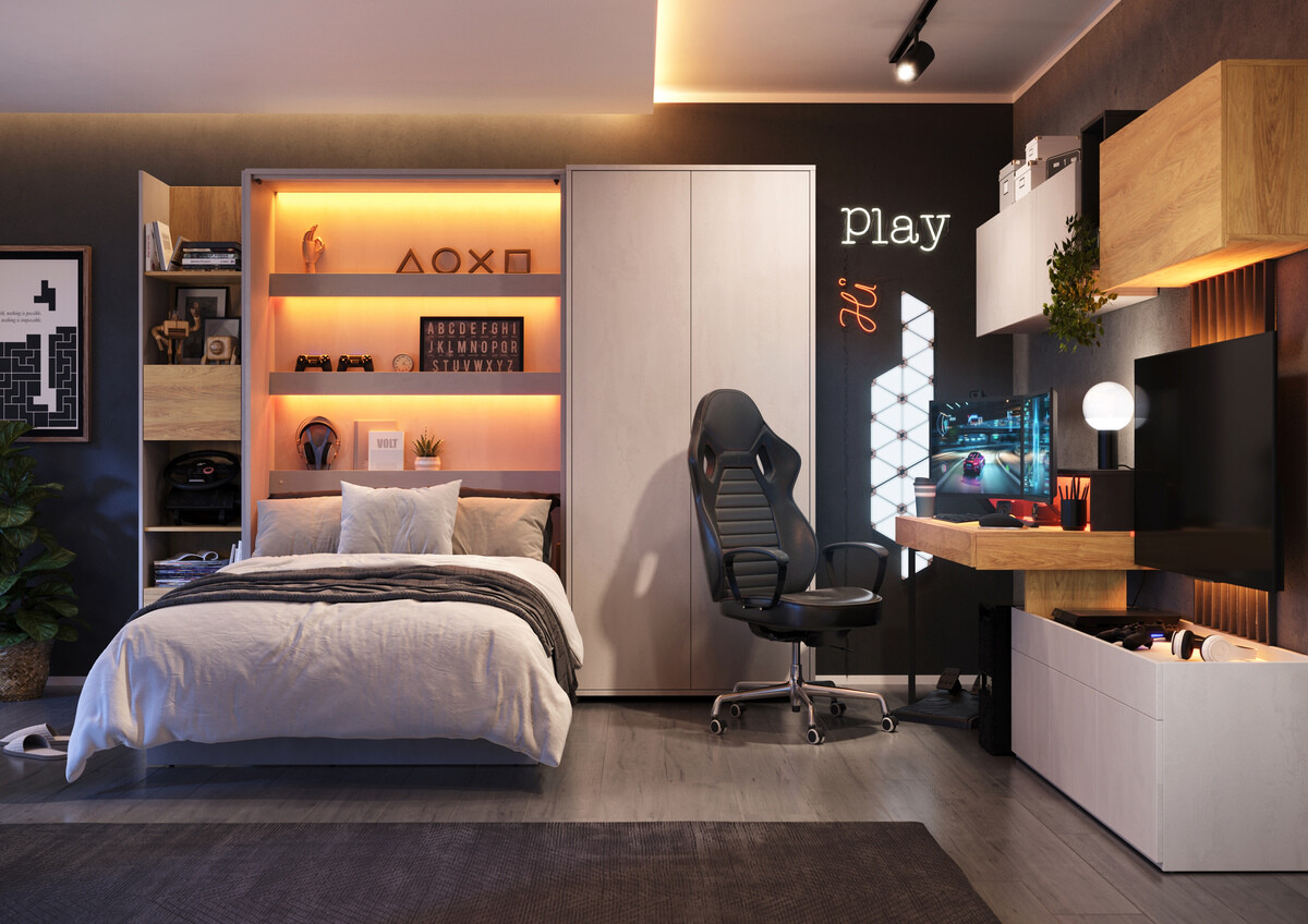 Cama rebatível Concept Pro Lenart Levfere 103 (90 x 200 cm)