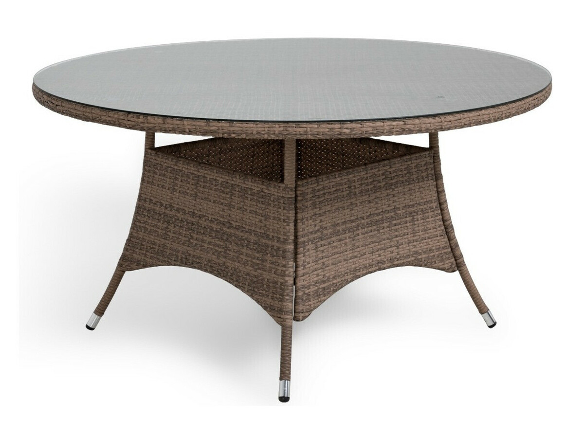 Conjunto de mesa e cadeiras Comfort Garden 1385 (Castanho)