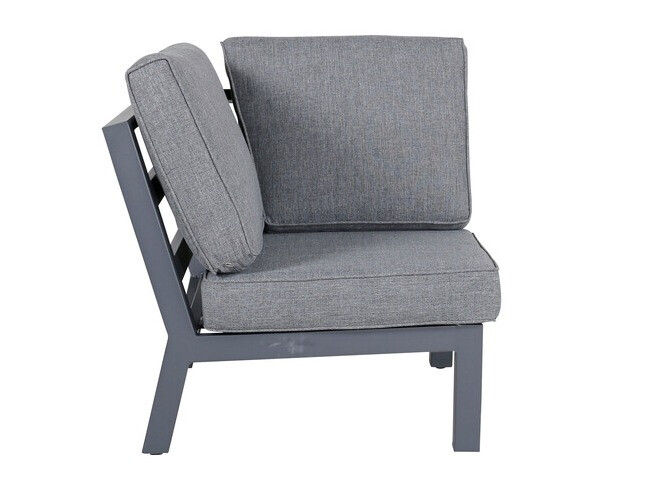 Conjunto de mobiliário para o exterior Dallas 2968 (Preto + Cinzento)