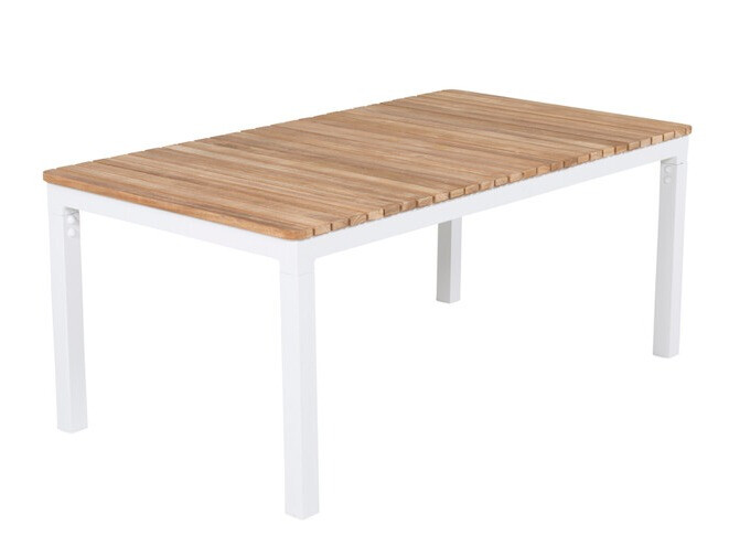 Mesa para o exterior Dallas 775 (Branco + Teca)