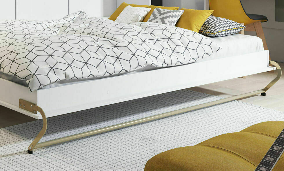 Cama rebatível Concept Pro Lenart IV (Branco)