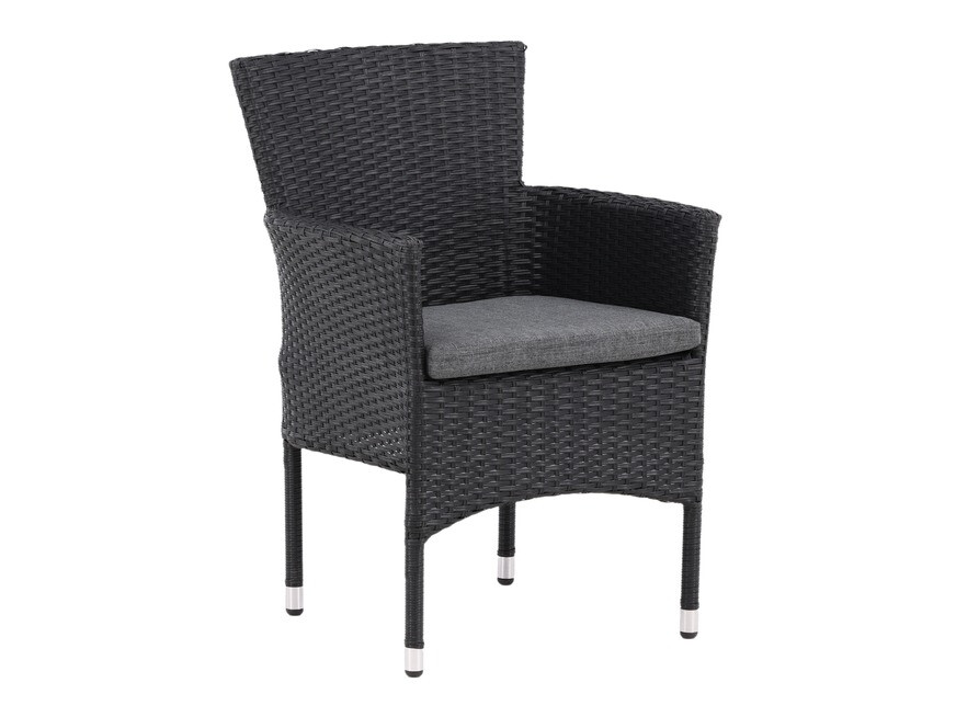 Conjunto de mesa e cadeiras Dallas 3626 (Preto)