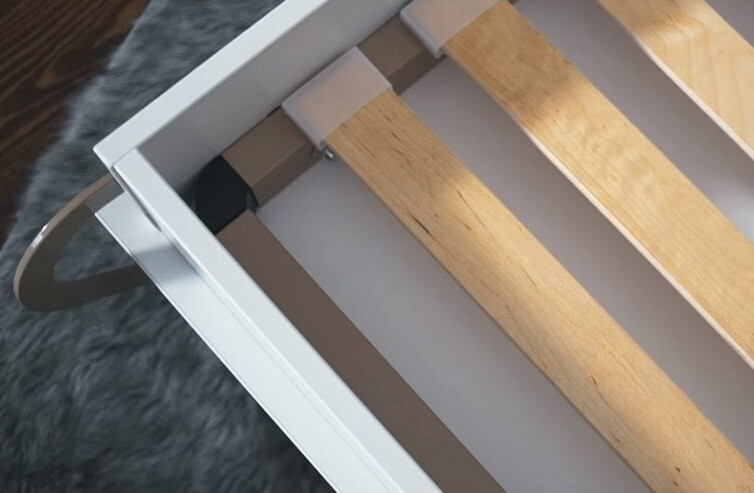 Cama rebatível Concept Pro Lenart IV (Branco)