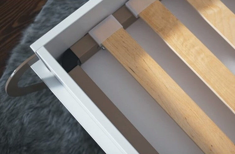 Cama rebatível Concept Pro Lenart IV (Cinzento)