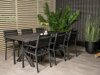 Conjunto de mesa e cadeiras Dallas 3641 (Preto)
