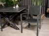 Conjunto de mesa e cadeiras Dallas 3641 (Preto)