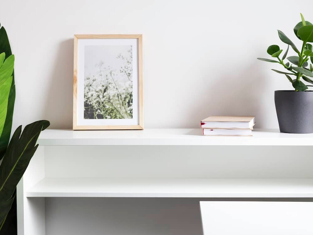 Mesa de escritório para cantos Concept Pro Lenart (Branco)