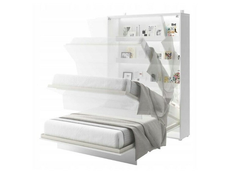 Cama rebatível Concept Pro Lenart VII (Branco + Cinzento)