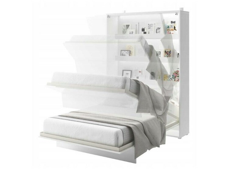 Cama rebatível Concept Pro Lenart VII (Branco + Cinzento)