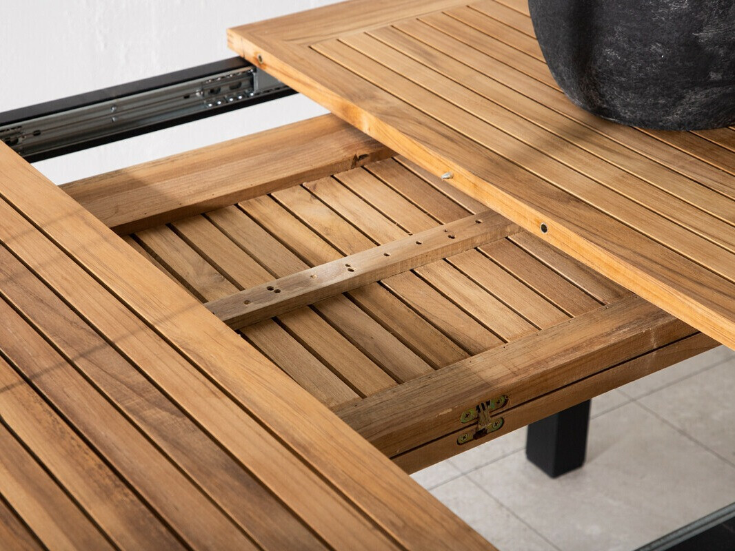 Conjunto de mesa e cadeiras Dallas 3651 (Preto)