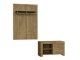 Conjunto para corredor Sonsoru 140 (Carvalho)