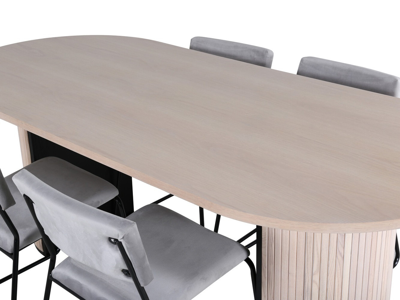 Conjunto para refeições Dallas 2759 (Cinzento + Preto)