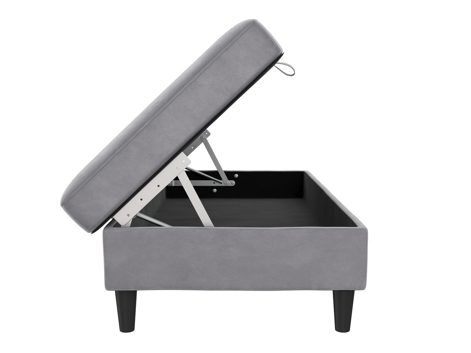 Banco estofado Tulsa 536 (Cinzento claro)