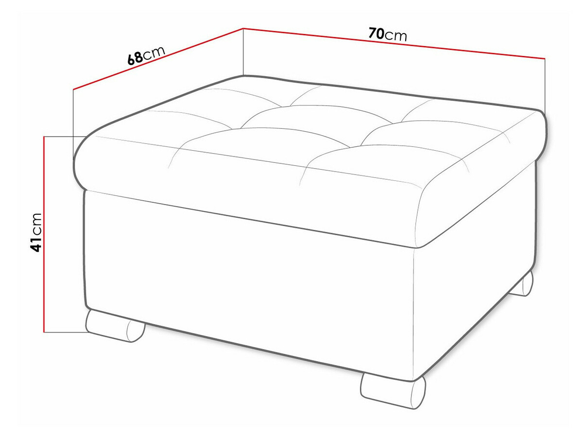 Pufe Comfivo Gemma (Uttario Velvet 2951)