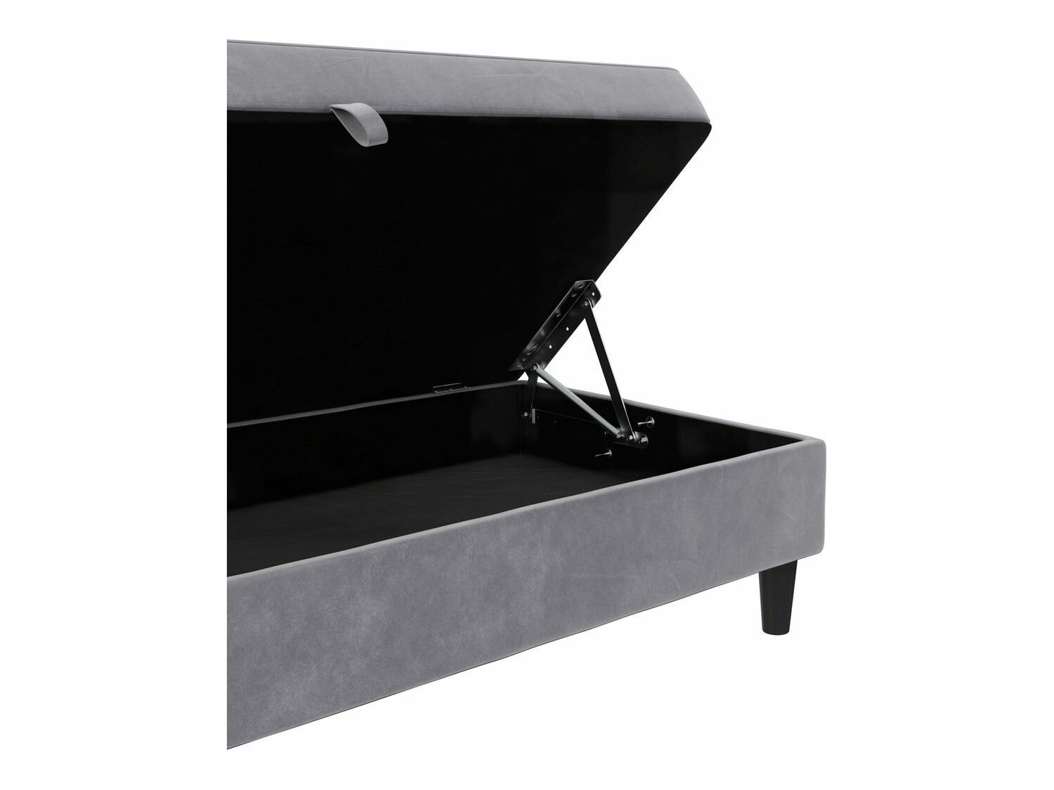 Banco estofado Tulsa 536 (Cinzento claro)