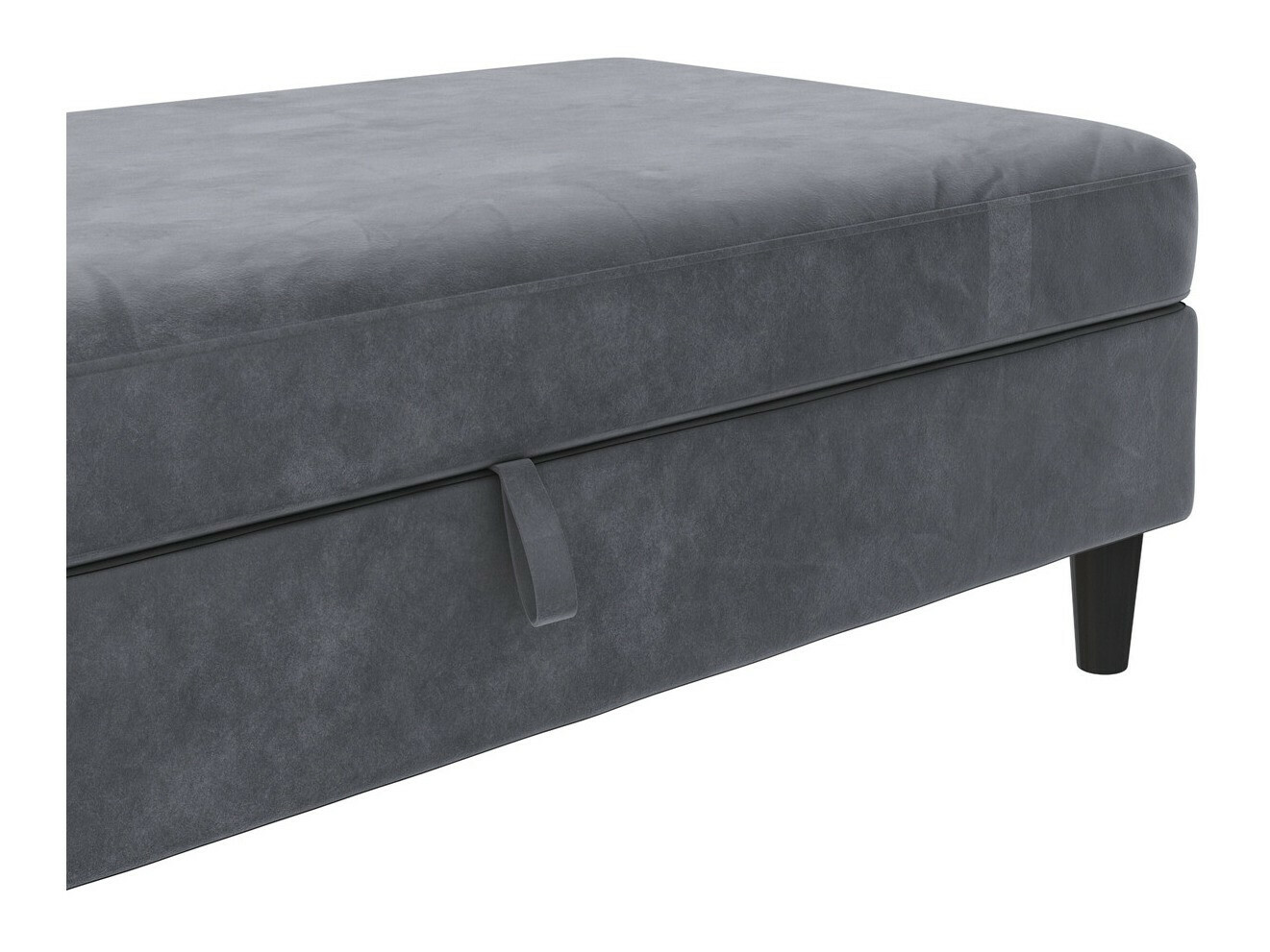 Banco estofado Tulsa 536 (Cinzento)