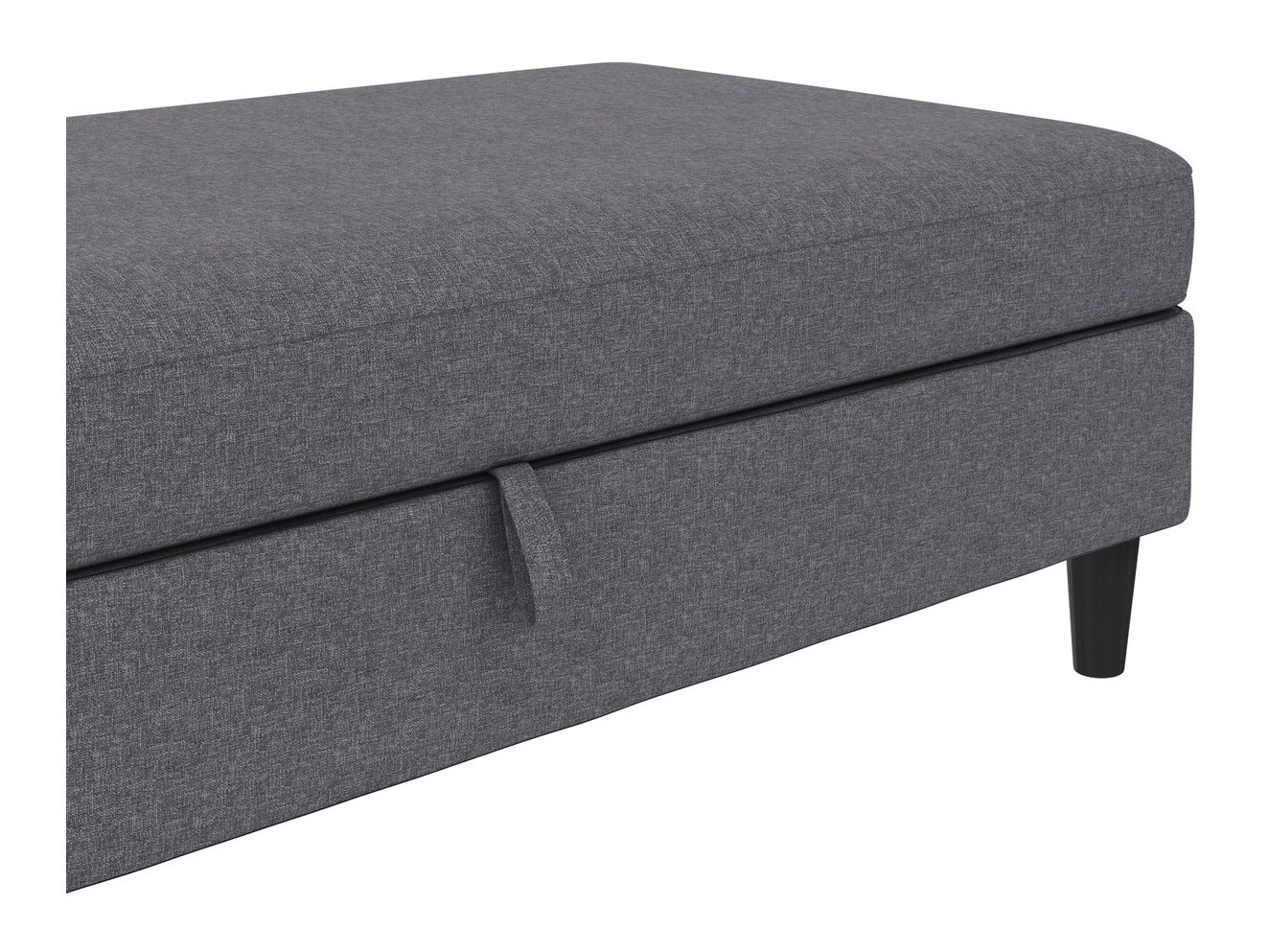 Banco estofado Tulsa 537 (Cinzento claro)