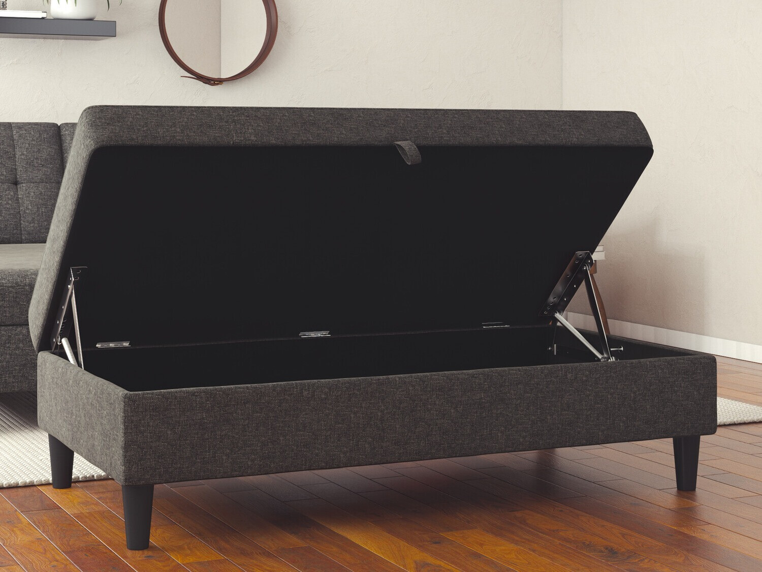 Banco suave Tulsa 537 (Cinzento)