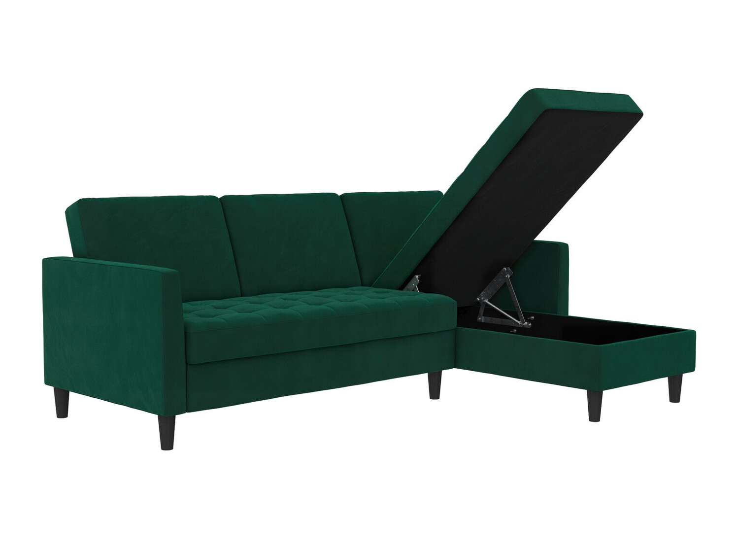 Sofá de canto Tulsa 540 (Verde)