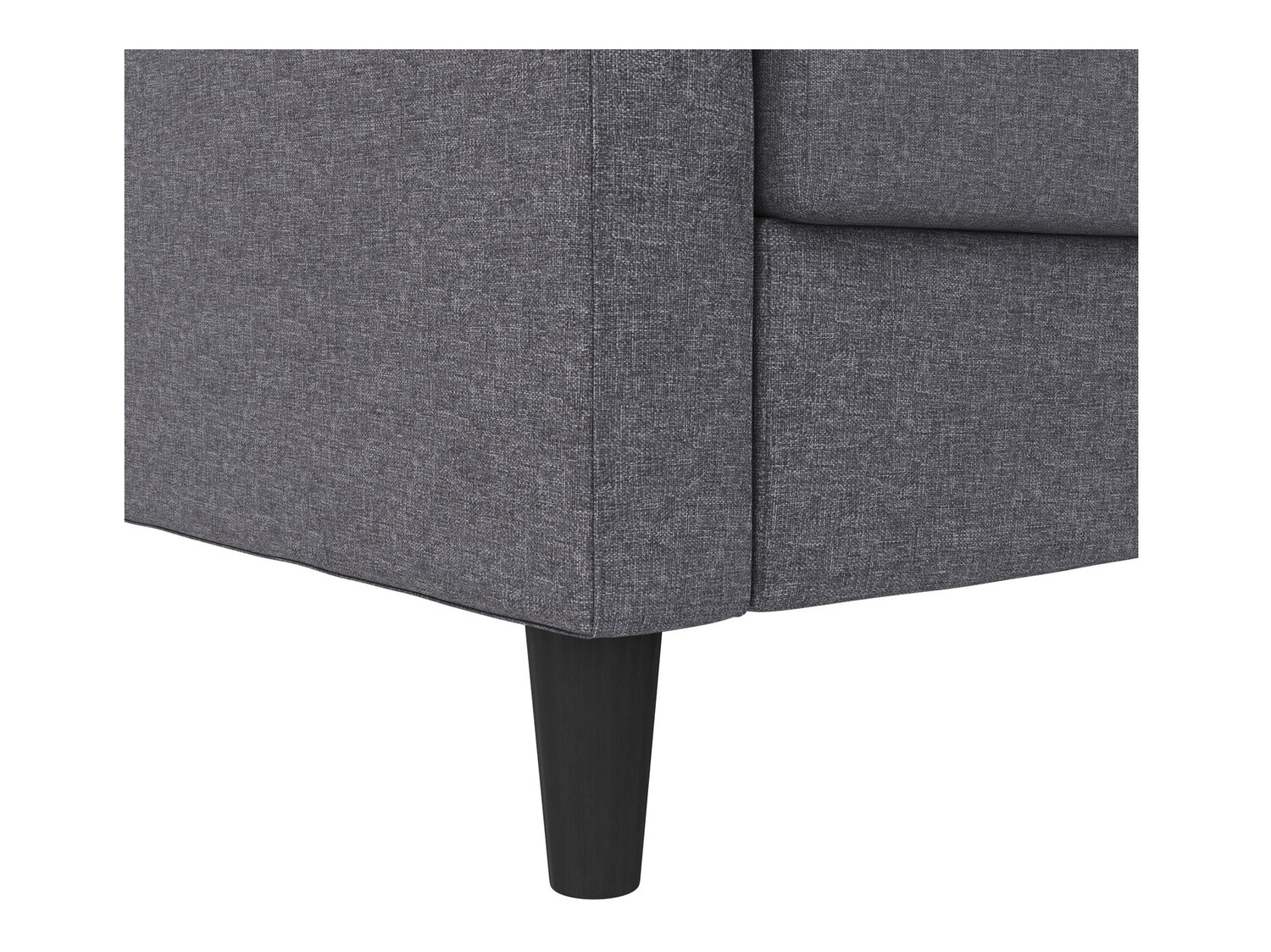 Sofá de canto Tulsa 541 (Cinzento escuro)