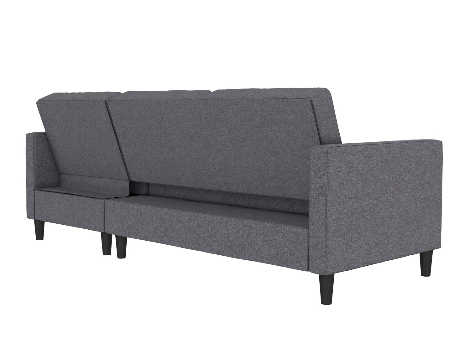 Sofá de canto Tulsa 541 (Cinzento escuro)