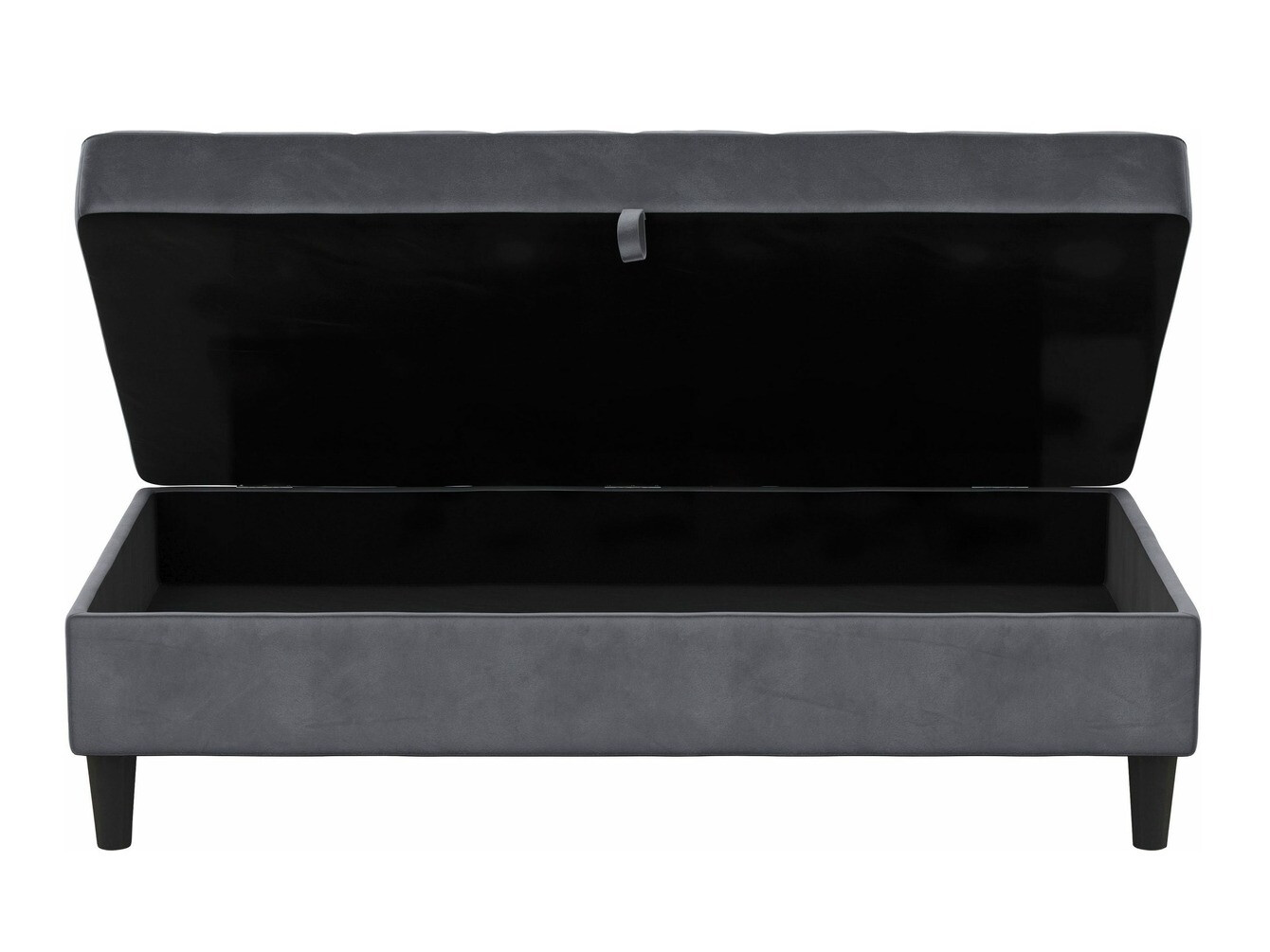 Banco estofado Tulsa 544 (Cinzento)