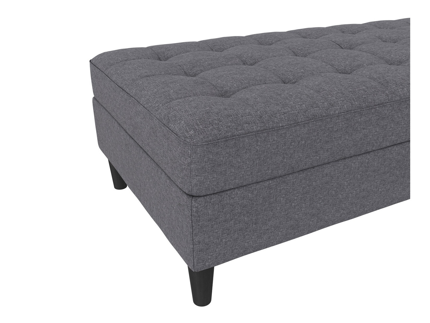 Banco estofado Tulsa 545 (Cinzento)